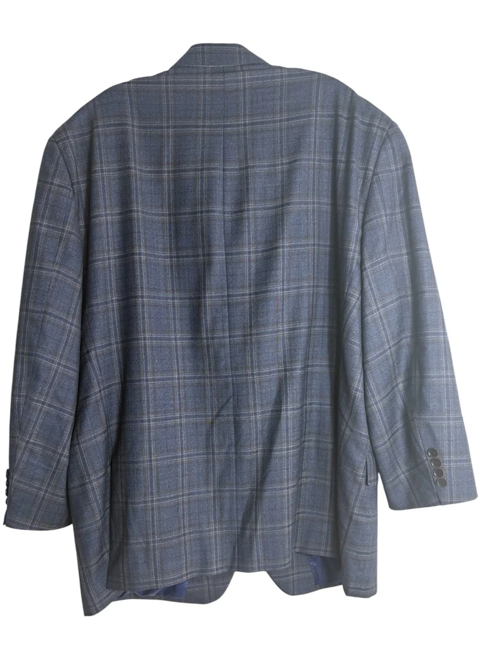 HART SCHAFFNER MARX Check Wool 2-Button Sport Coat Size 50S -- Missing Size Tag